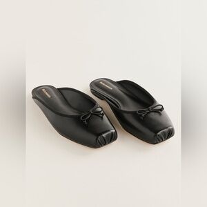 Reformation Black Mules